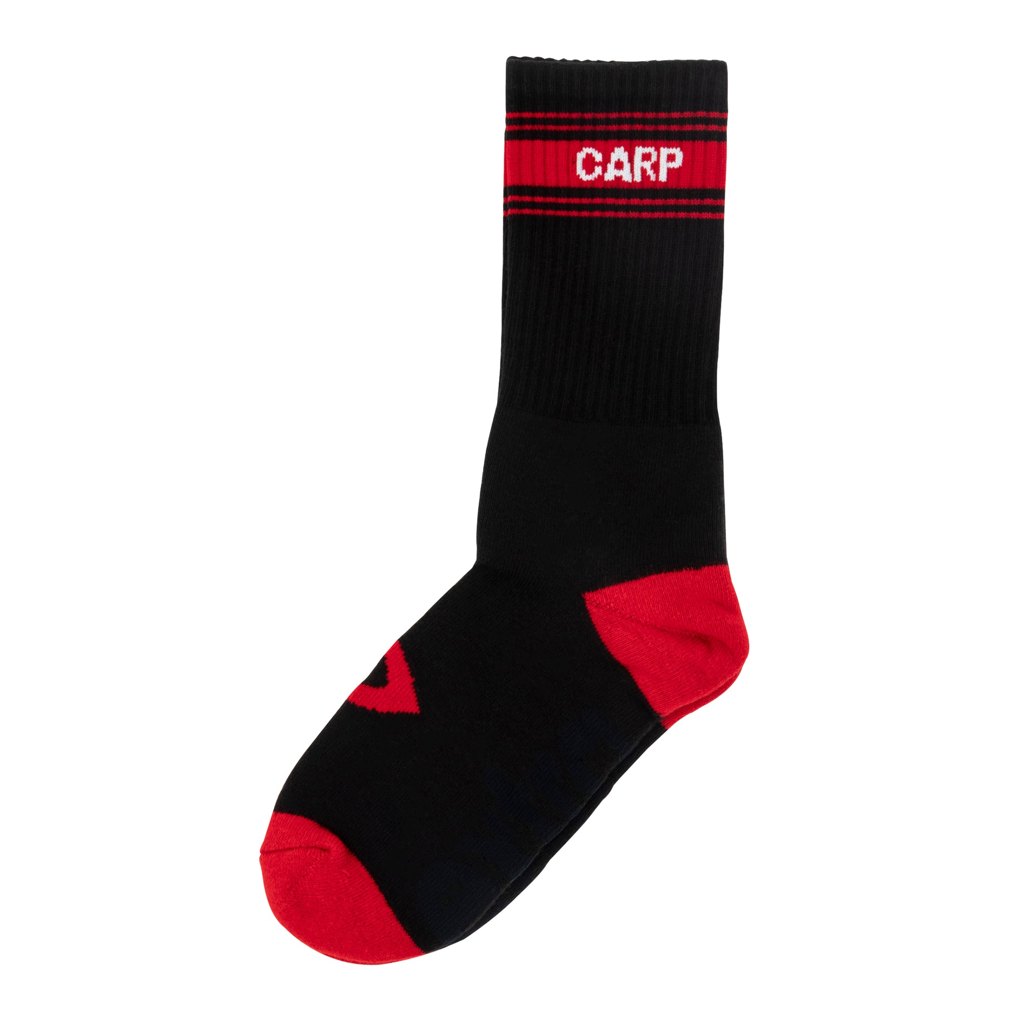 EXTRAPOINT CARP black stripes|広島 東洋 カープ 靴下, Nippon