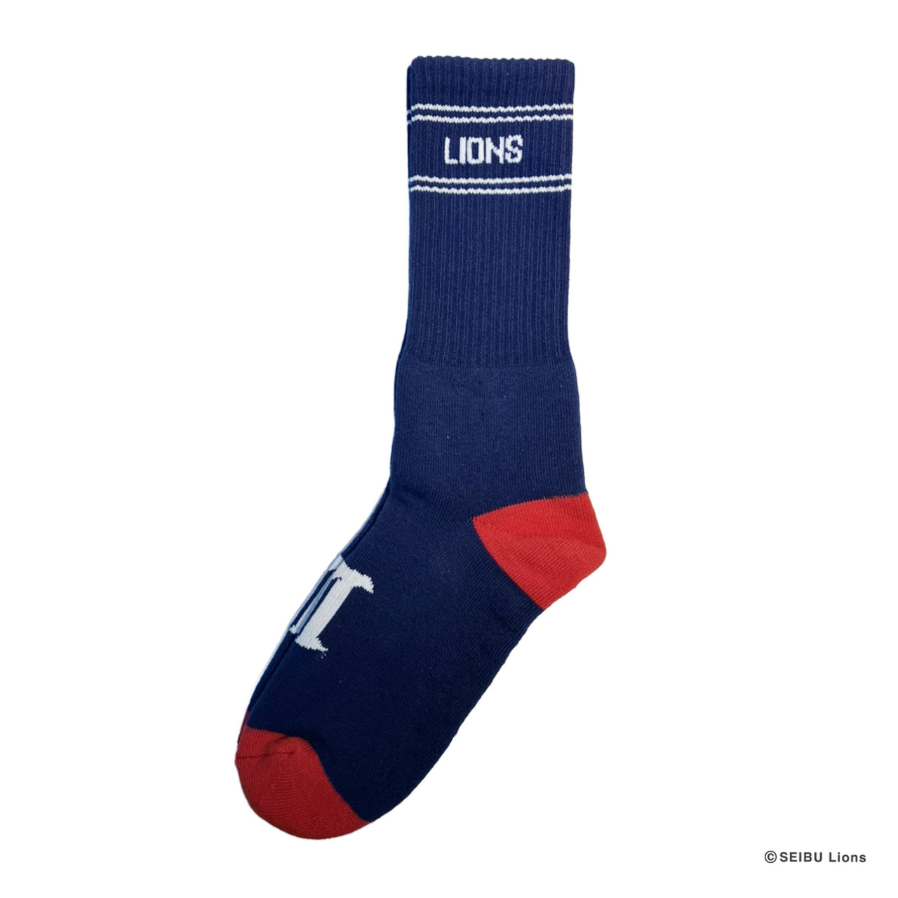 LIONS navy stripes